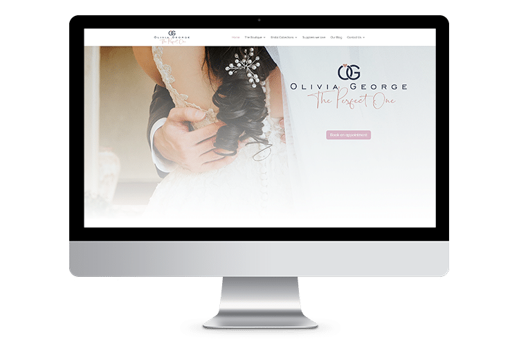 Olivia George Bridal Portfolio Website