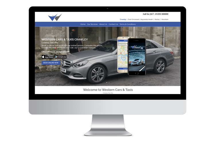 Western Cars Website Design